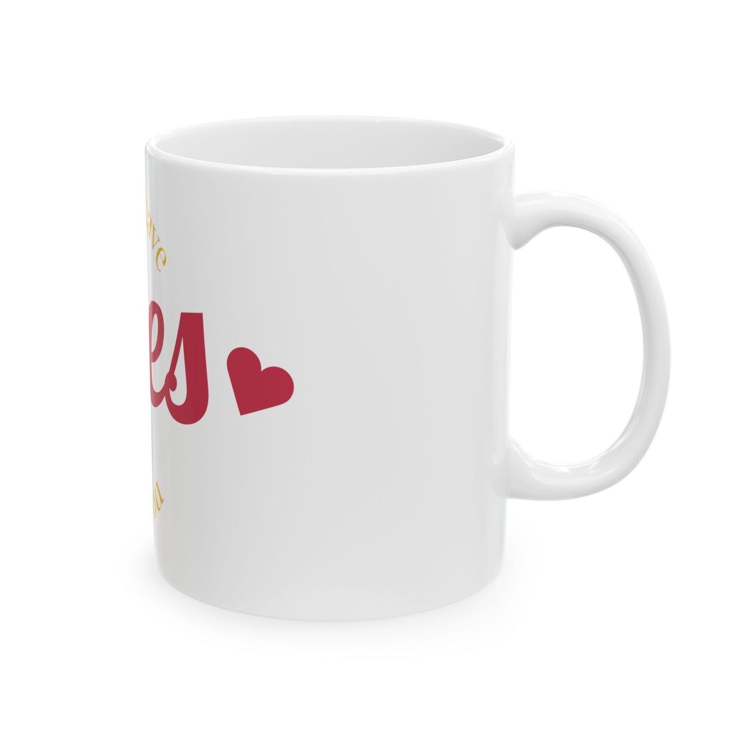 Romantic Ceramic Mug - I Only Have Eyes for You - Cute Gift for Couples, Valentine's Day, Anniversary, Love