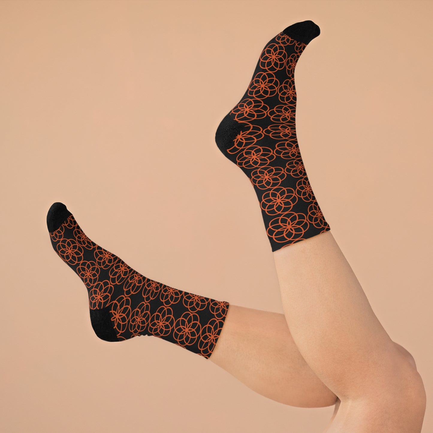 Eco-Friendly Recycled Poly Socks | Unique Geometric Patterned Socks for Casual Wear, Gift Ideas, Sustainable Fashion, Eco-Conscious [...]