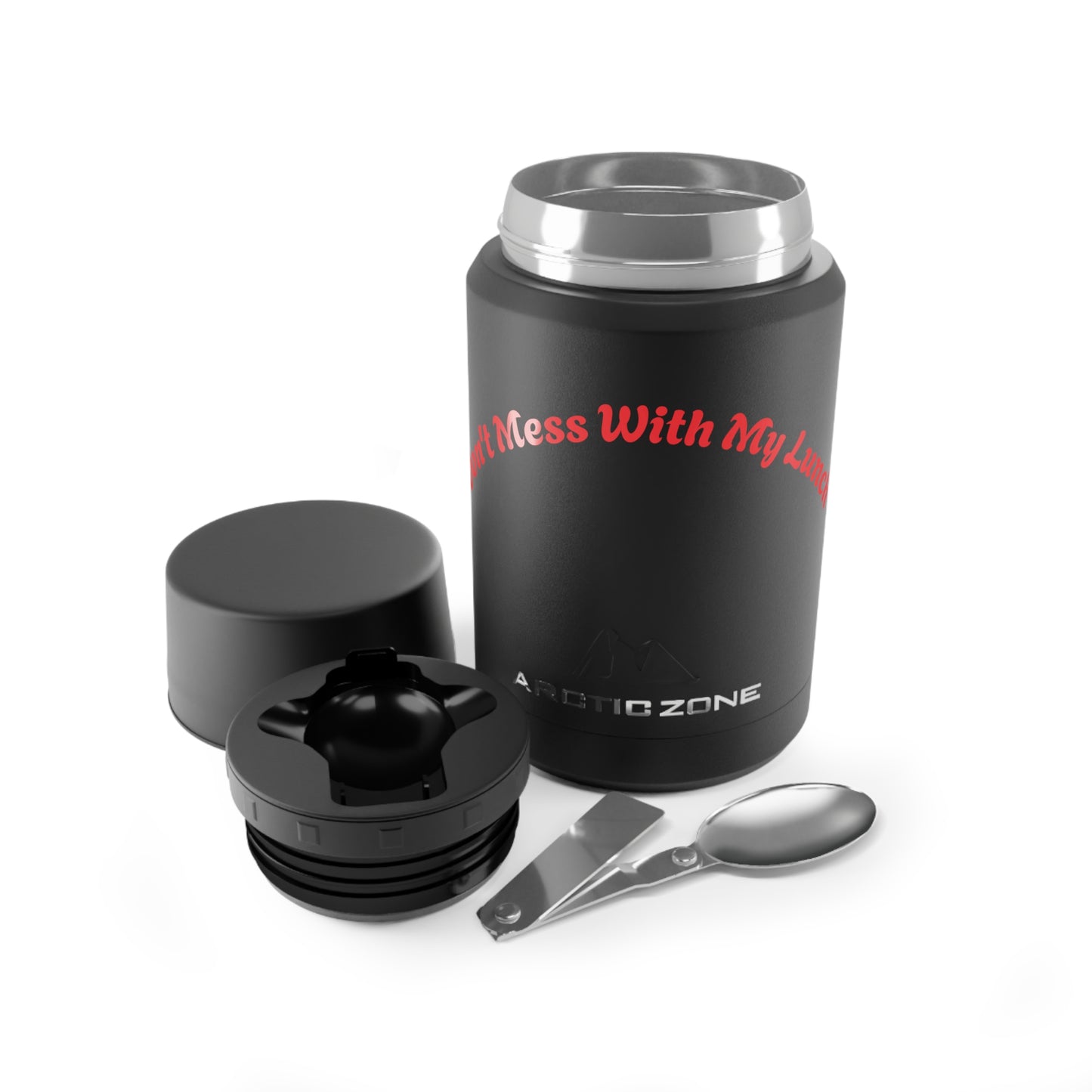 Insulated Food Jar with Funny Saying, Durable Lunch Container, Perfect for Picnics, Campouts, and Work