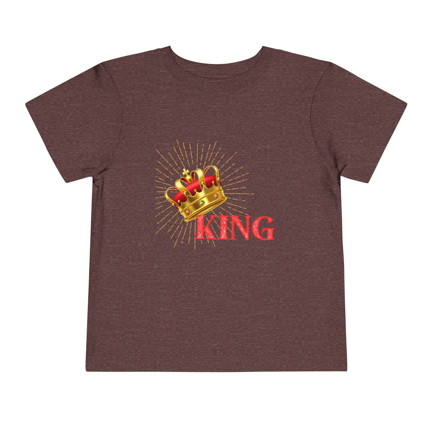 Toddler King Tee - Celebrate Royalty, Birthday Gift, Cute Toddler Shirt, Crown Design, Fun Casual Wear, Kids Apparel
