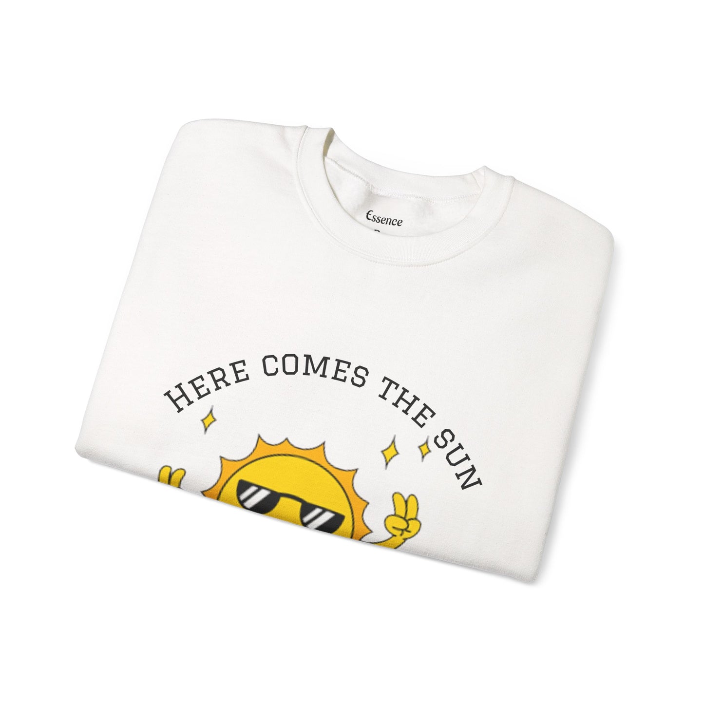 Sunny Vibes Sweatshirt - Bright Unisex Crewneck for Casual Days, Gift for Friends, Spring Fashion, Fun Layering, Sunshine Design