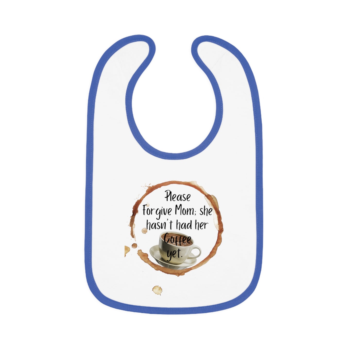 Funny Mommy Coffee Jersey Bib, Baby Shower Gift, Infant Feeding, Cute Bib, New Mom Gift, Toddler Bib, Coffee Lover Baby Bib