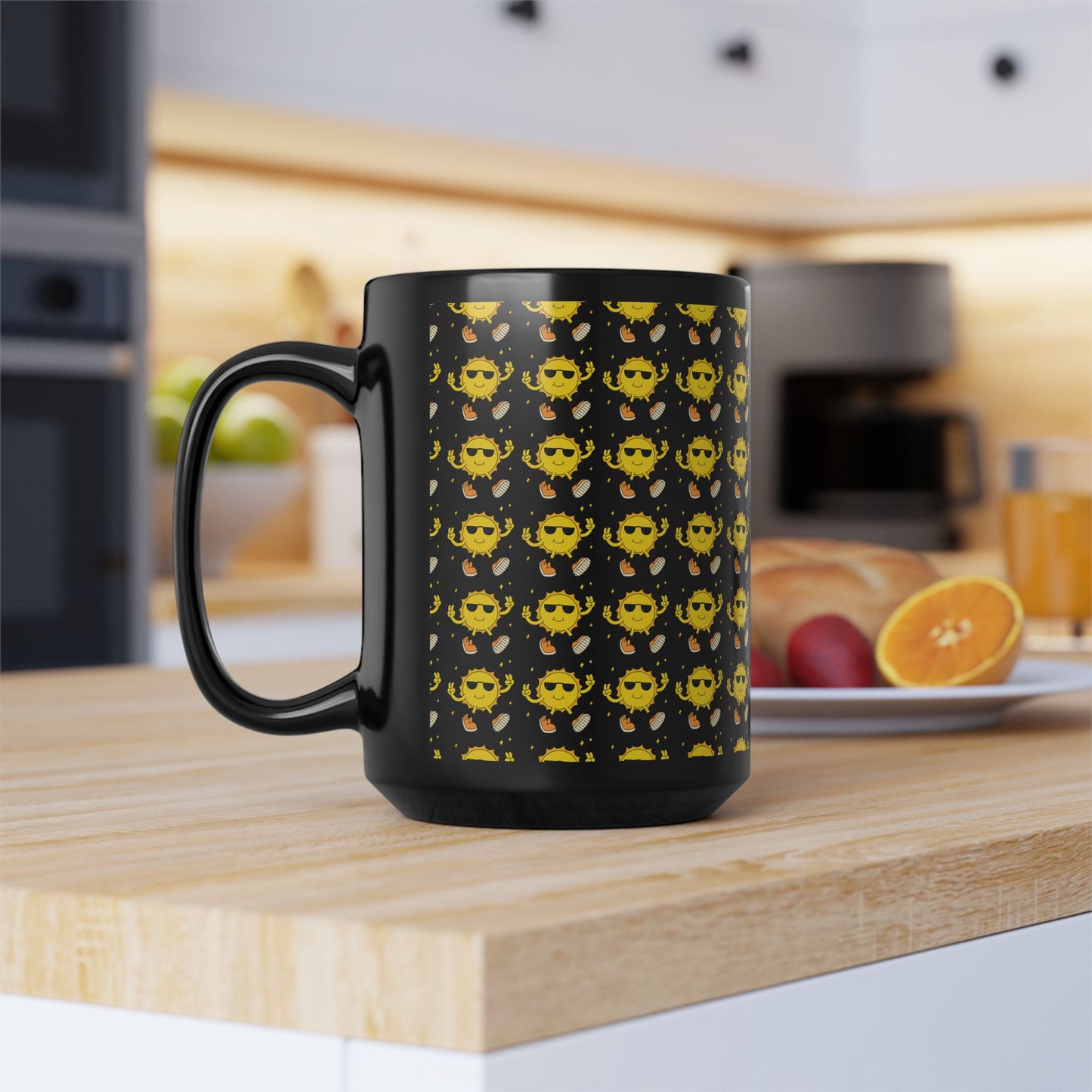 Vibrant Cartoon Illustration Mug - Perfect for Coffee Lovers, Gift for Friends, Quirky Kitchen Decor, Unique Birthday Gift, Fun Collectible