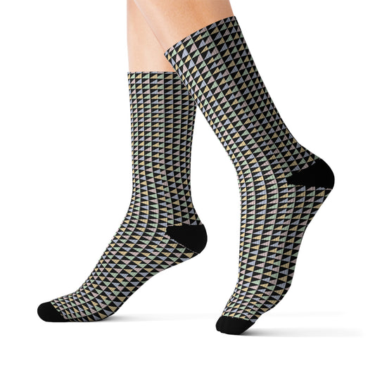 Stylish Sublimation Socks, Colorful Patterned Socks for Everyday Wear, Unique Gift for Birthdays, Cozy Fashion Accessories, Trendy Socks