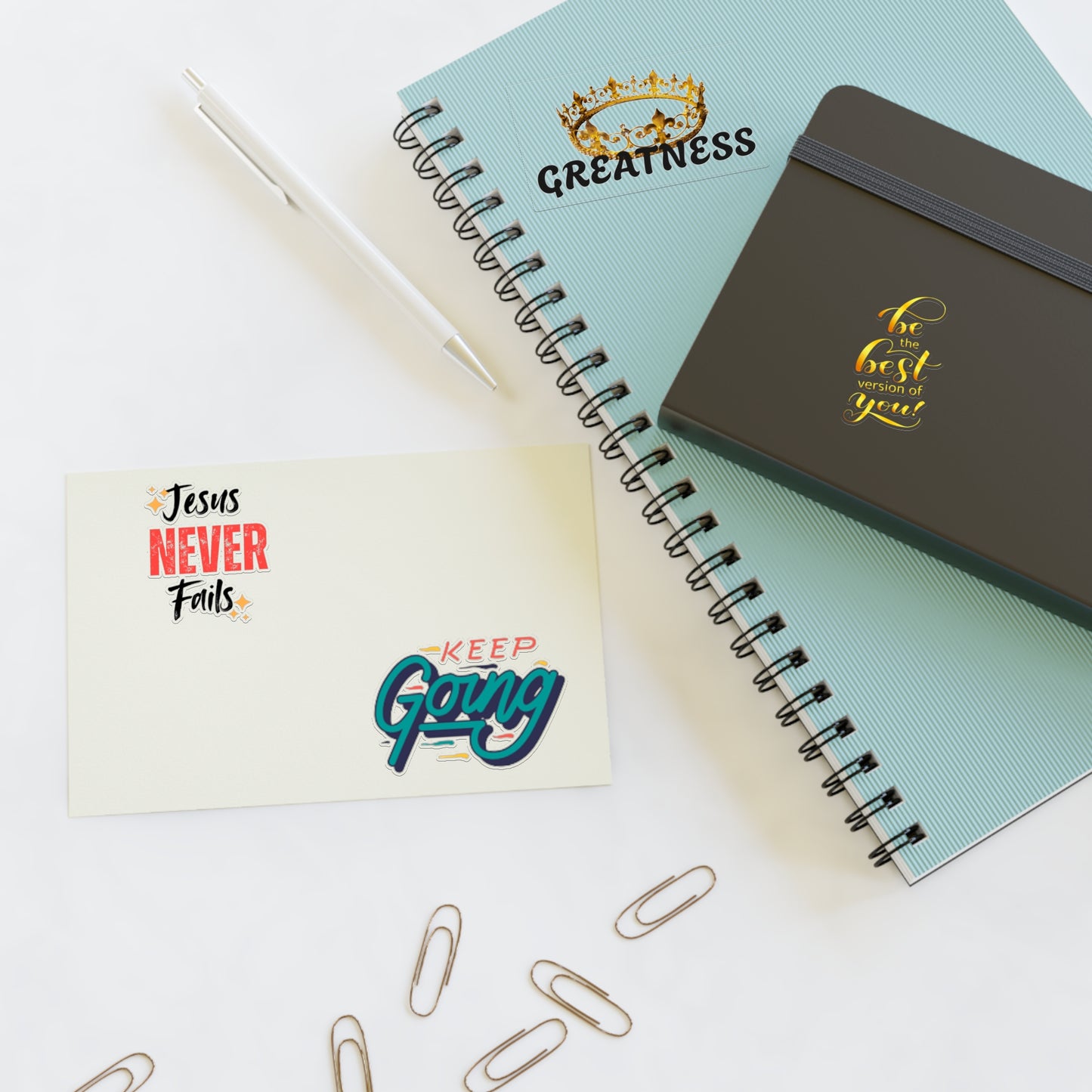 Inspirational Sticker Sheets for Motivation and Encouragement, Self-Improvement Stickers, Positive Affirmation Decor, Gifts for [...]