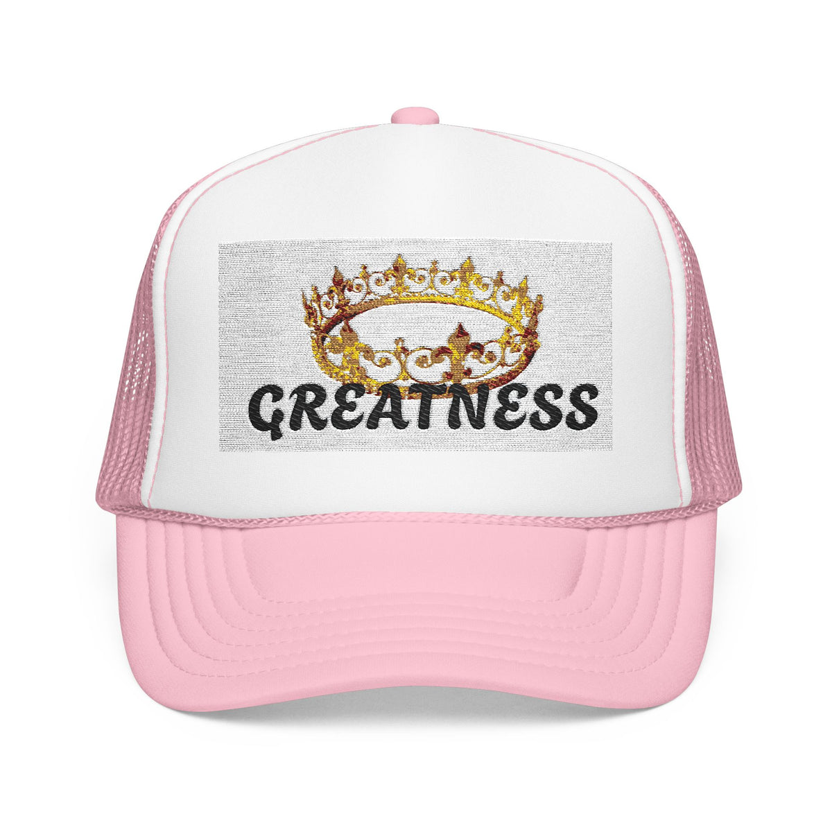 Greatness Hat — Foam Mesh Snapback Cap
