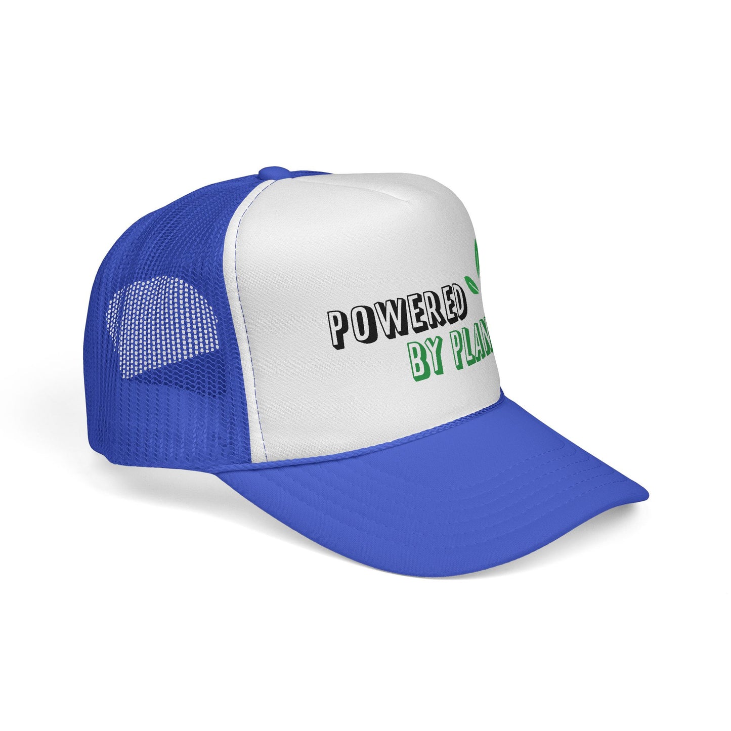 Eco-Friendly Trucker Cap - Powered by Plants, Sustainable Gift, Casual Hat for Plant Lovers, Gardening Accessory, Everyday Wear, Earth Day