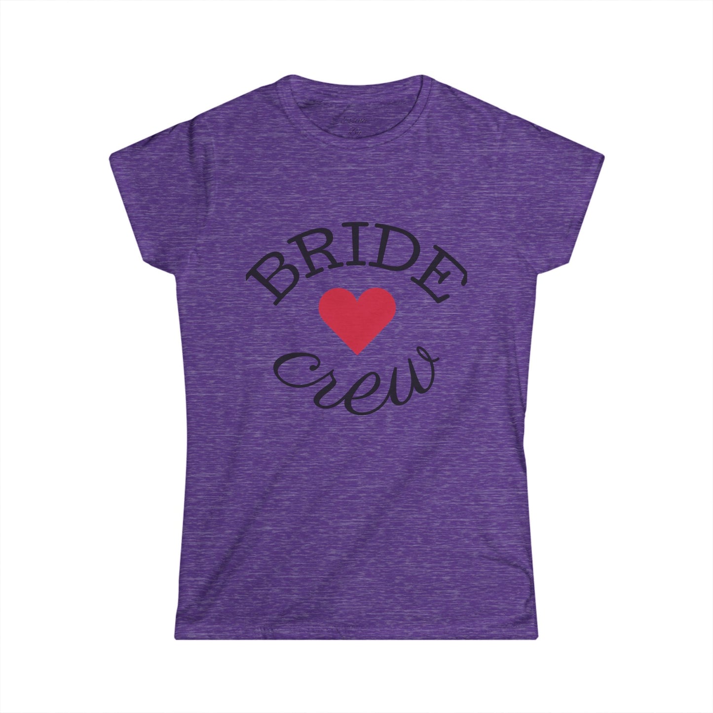 Bridal Party Softstyle Tee, Bride Crew Shirt, Bachelorette Gift, Wedding Celebration Outfit, Bridesmaid Apparel, Stylish Wedding Wear