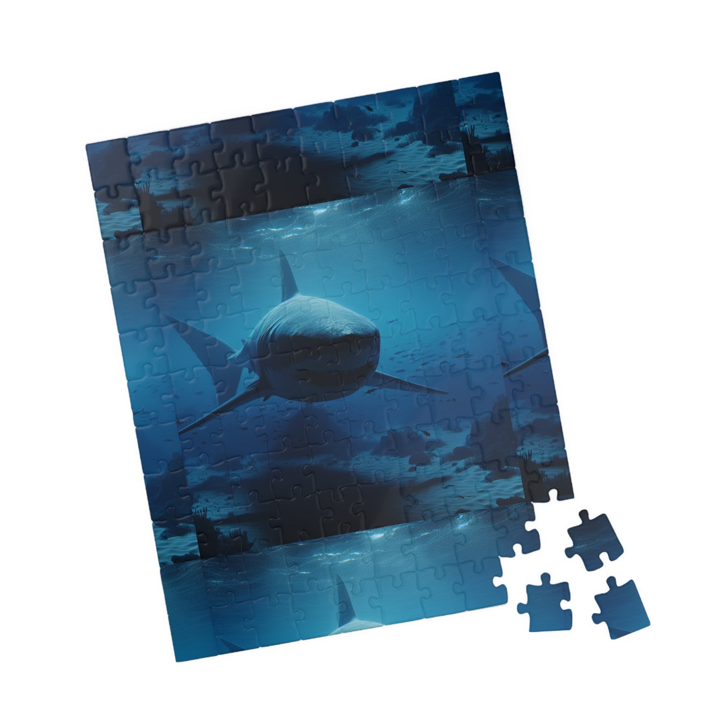 Ocean Life Puzzle - Perfect for Shark Lovers, Family Fun, Educational Activity, Gift for Holidays, 110 to 1014-Piece Options