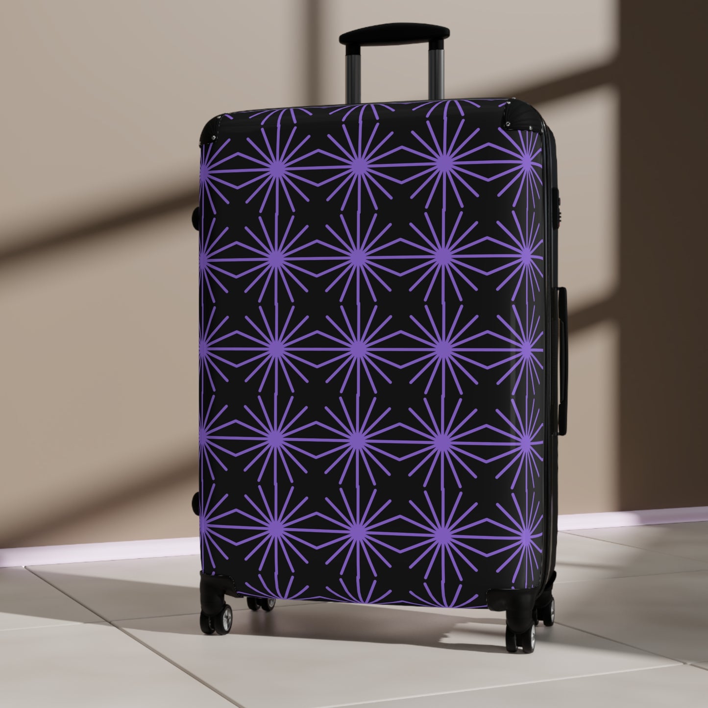 Stylish Luggage, Trendy Travel Suitcase, Eye-Catching Carry-On, Unique Patterned Suitcase, Perfect Gift for Travelers, Travel Essentials