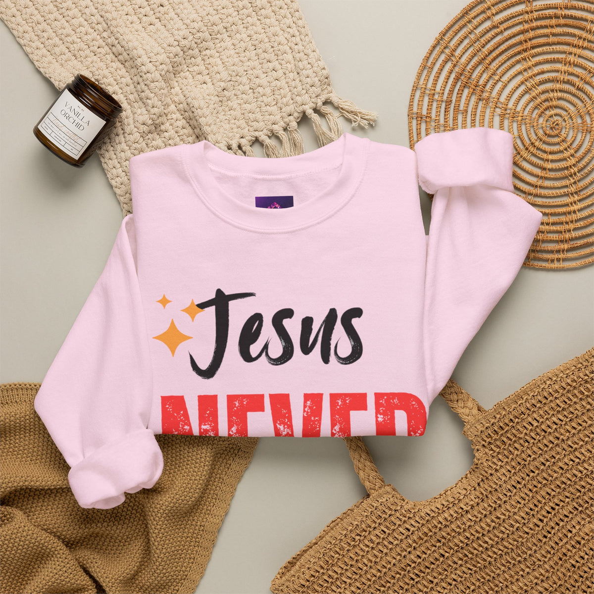 Jesus Never Fails Sweatshirt