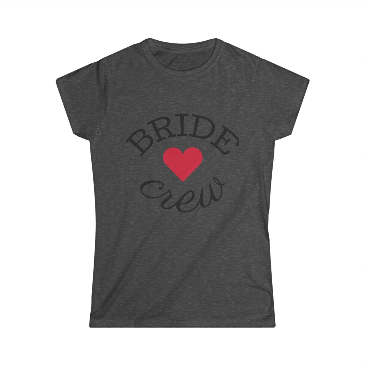 Bridal Party Softstyle Tee, Bride Crew Shirt, Bachelorette Gift, Wedding Celebration Outfit, Bridesmaid Apparel, Stylish Wedding Wear
