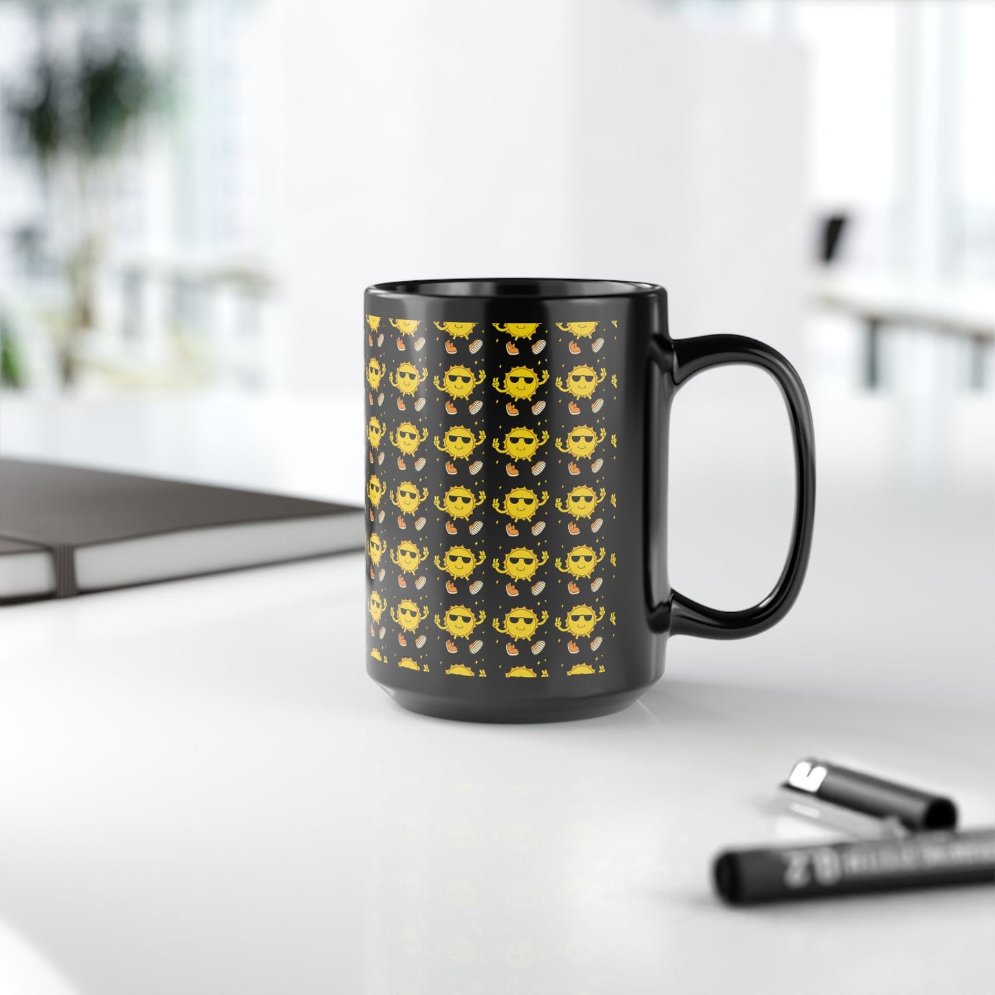 Vibrant Cartoon Illustration Mug - Perfect for Coffee Lovers, Gift for Friends, Quirky Kitchen Decor, Unique Birthday Gift, Fun Collectible