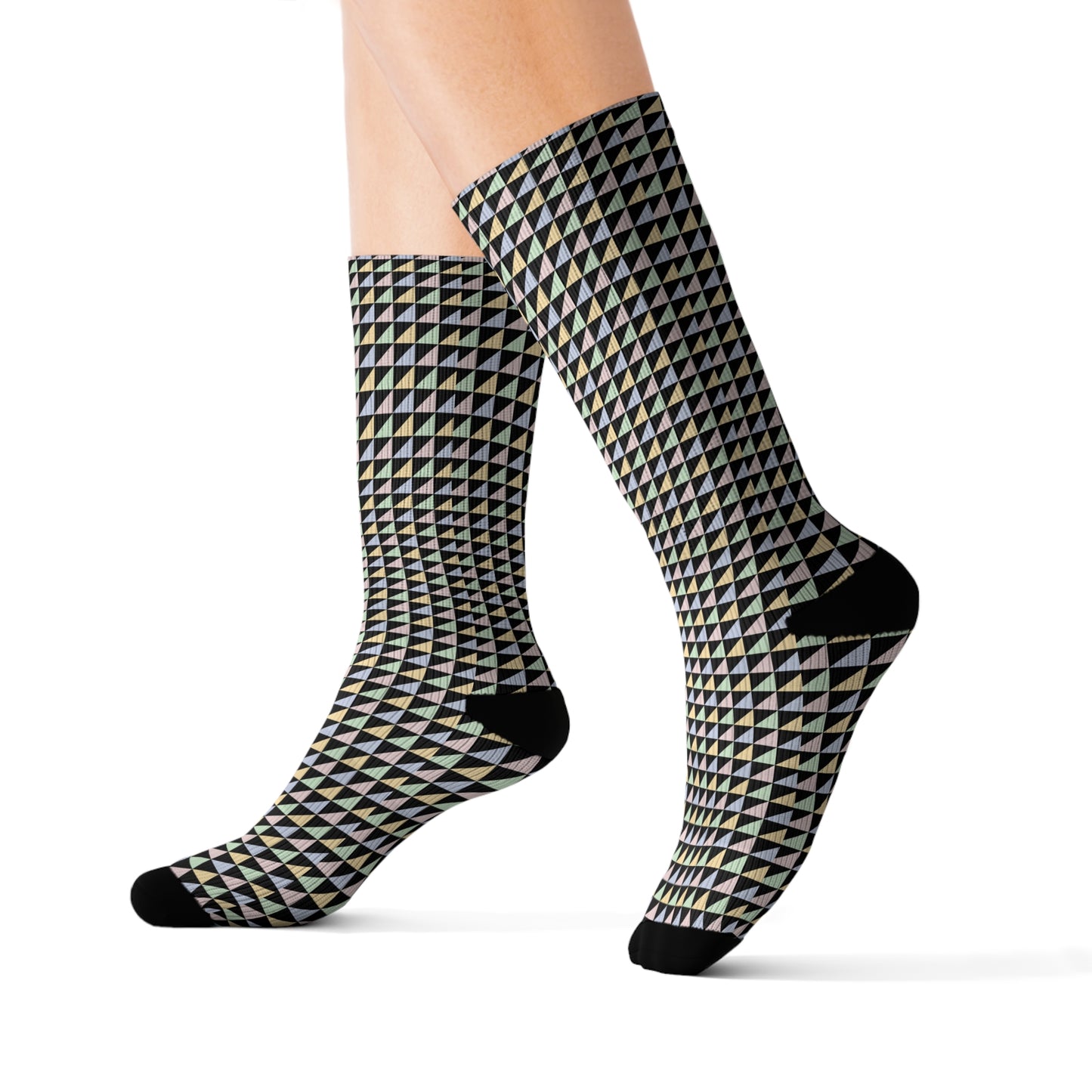 Stylish Sublimation Socks, Colorful Patterned Socks for Everyday Wear, Unique Gift for Birthdays, Cozy Fashion Accessories, Trendy Socks