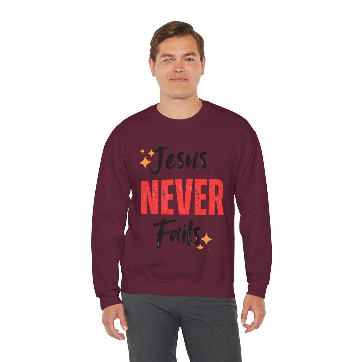 Jesus Never Fails Sweatshirt