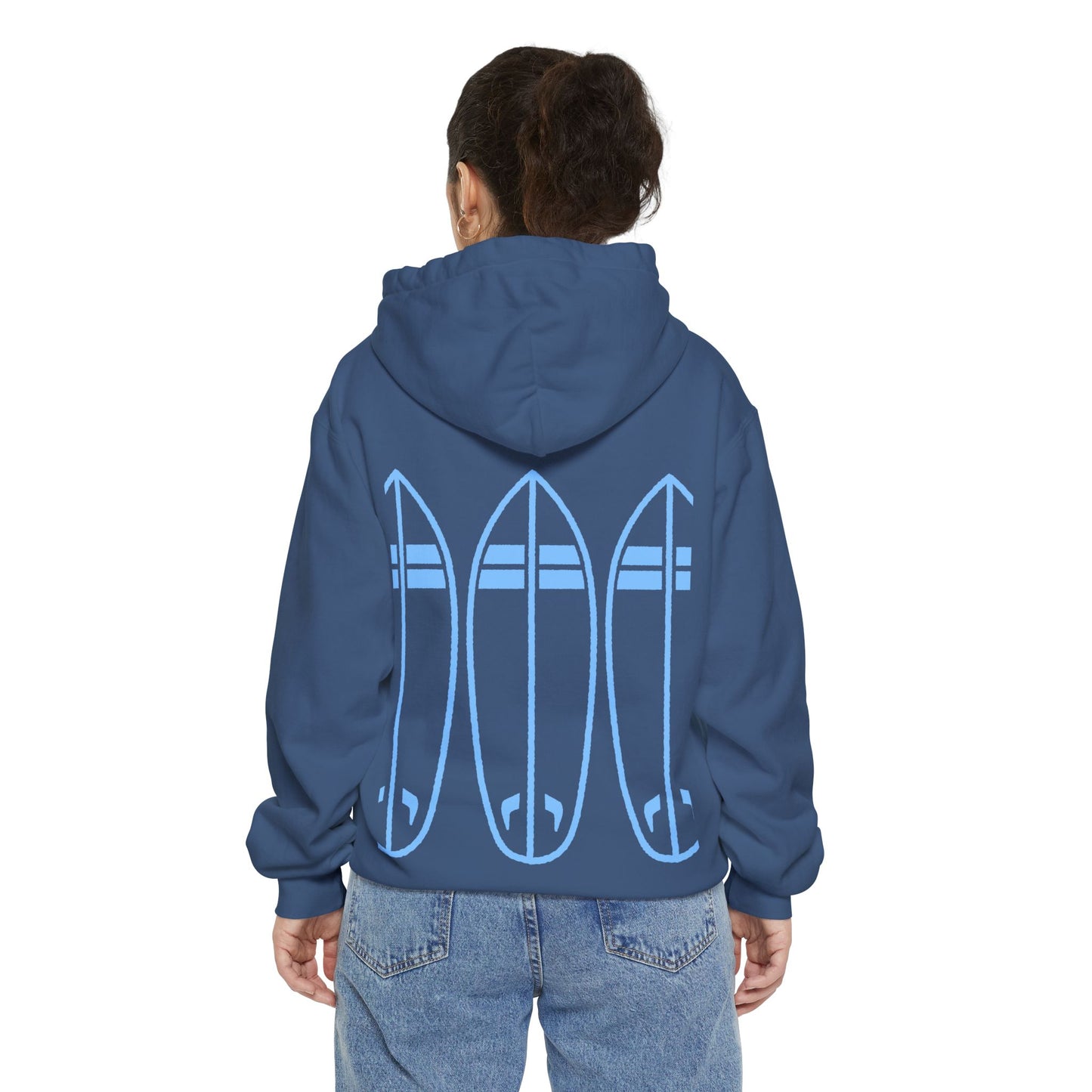 Surfing Wave Hoodie, Beachwear, Unisex Pullover, Casual Streetwear, Gift for Surfers, Summer Fashion