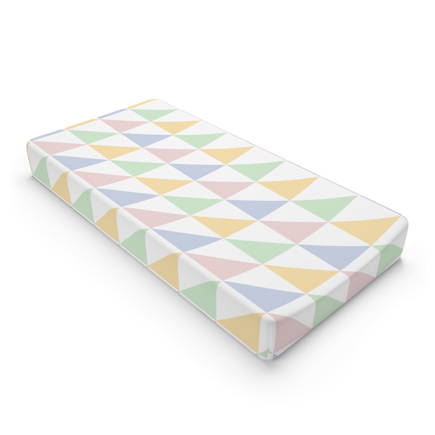 Colorful Geometric Baby Changing Pad Cover, Nursery Gift, Baby Shower Decor, Modern Baby Bedding, Gender Neutral Baby Essentials