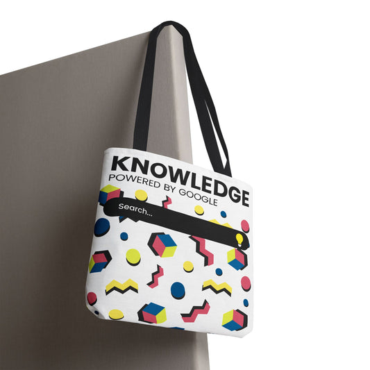 Colorful Geometric Tote Bag, Trendy Shopping Bag, Stylish Beach Tote, Gift for Students, Modern Art Handbag, Everyday Use