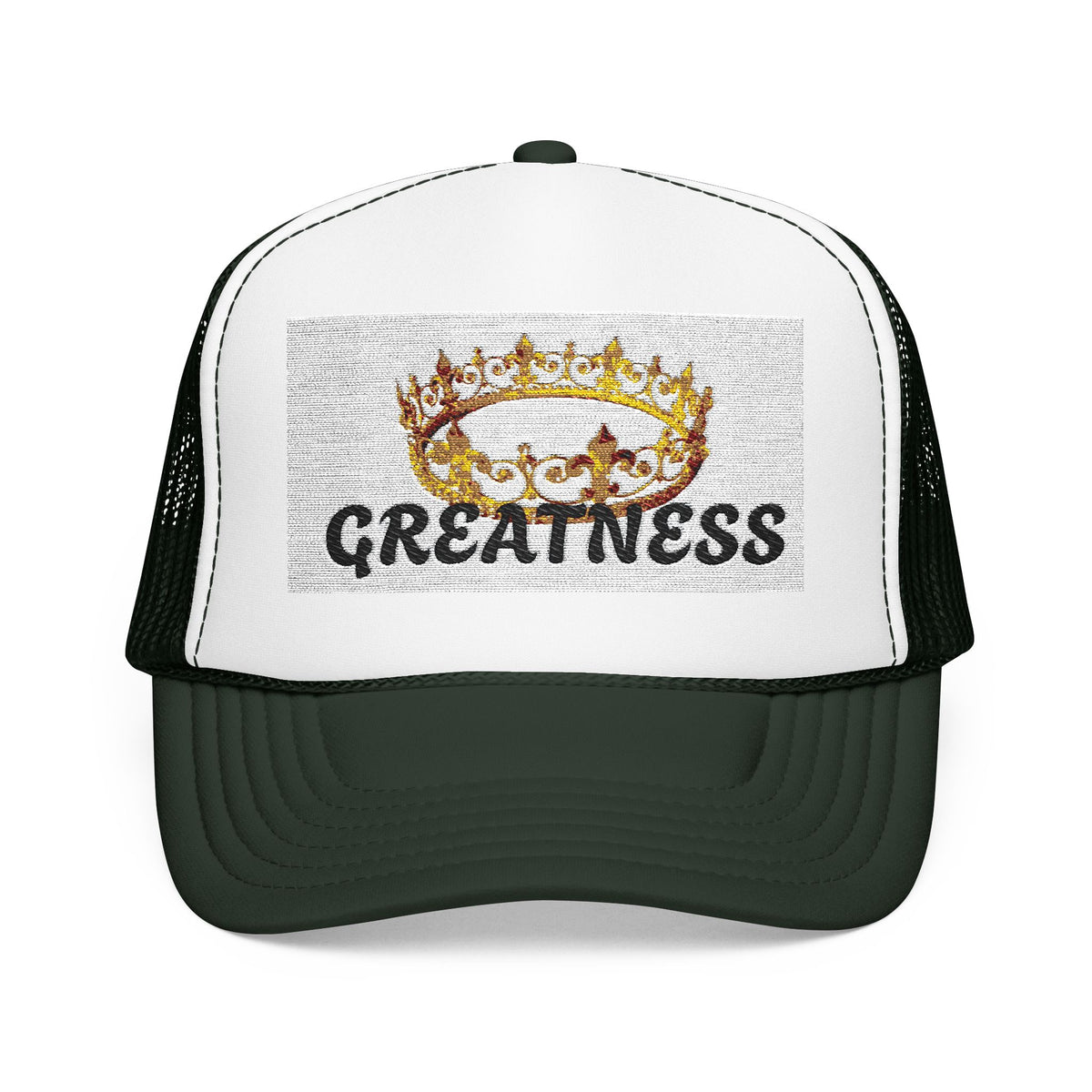 Greatness Hat — Foam Mesh Snapback Cap