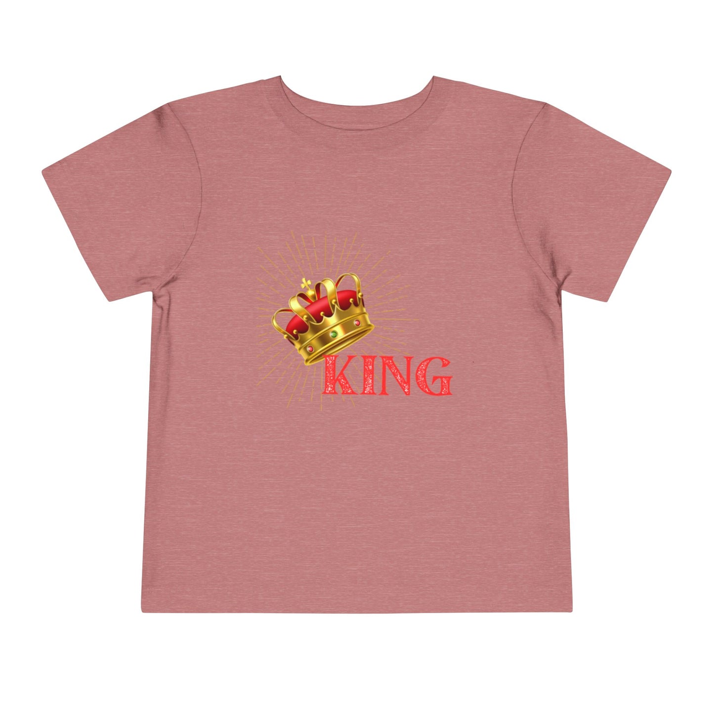 Toddler King Tee - Celebrate Royalty, Birthday Gift, Cute Toddler Shirt, Crown Design, Fun Casual Wear, Kids Apparel