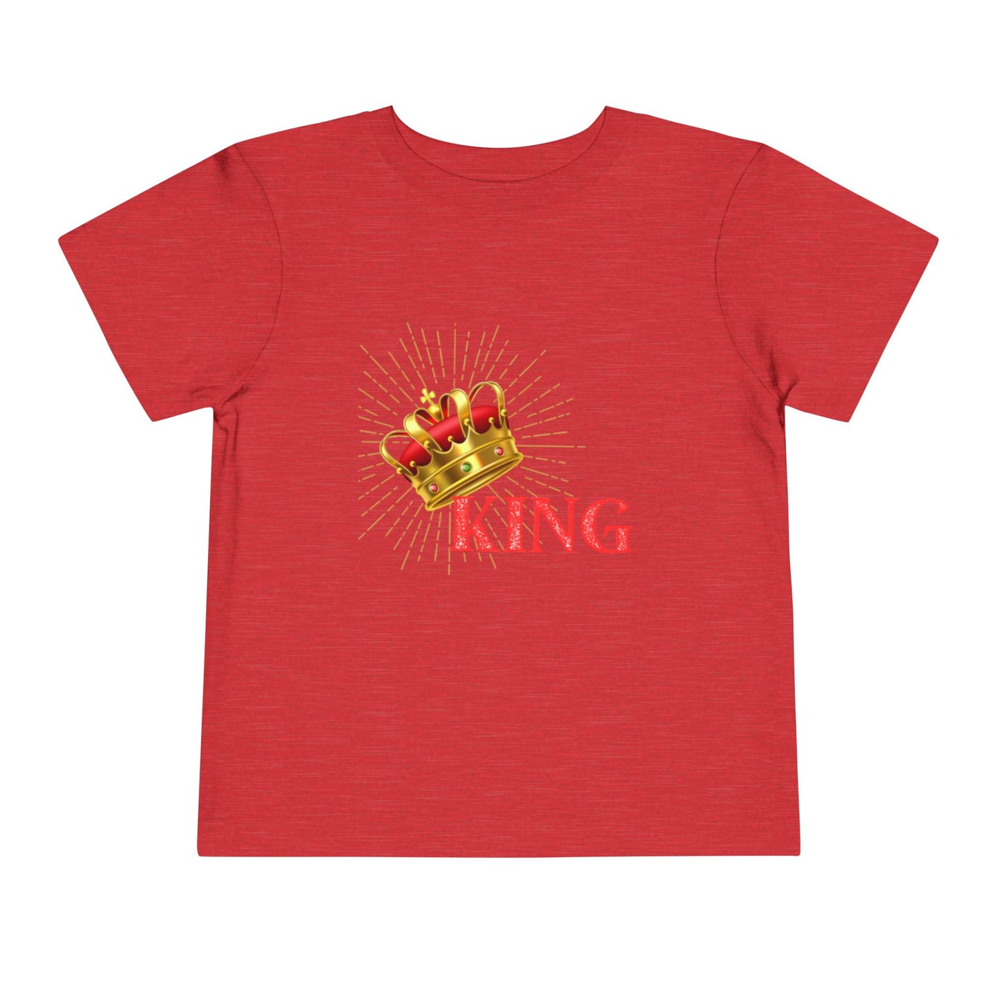 Toddler King Tee - Celebrate Royalty, Birthday Gift, Cute Toddler Shirt, Crown Design, Fun Casual Wear, Kids Apparel