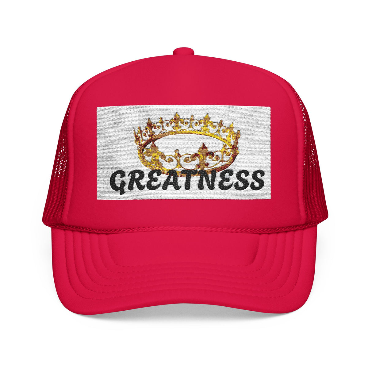 Greatness Hat — Foam Mesh Snapback Cap