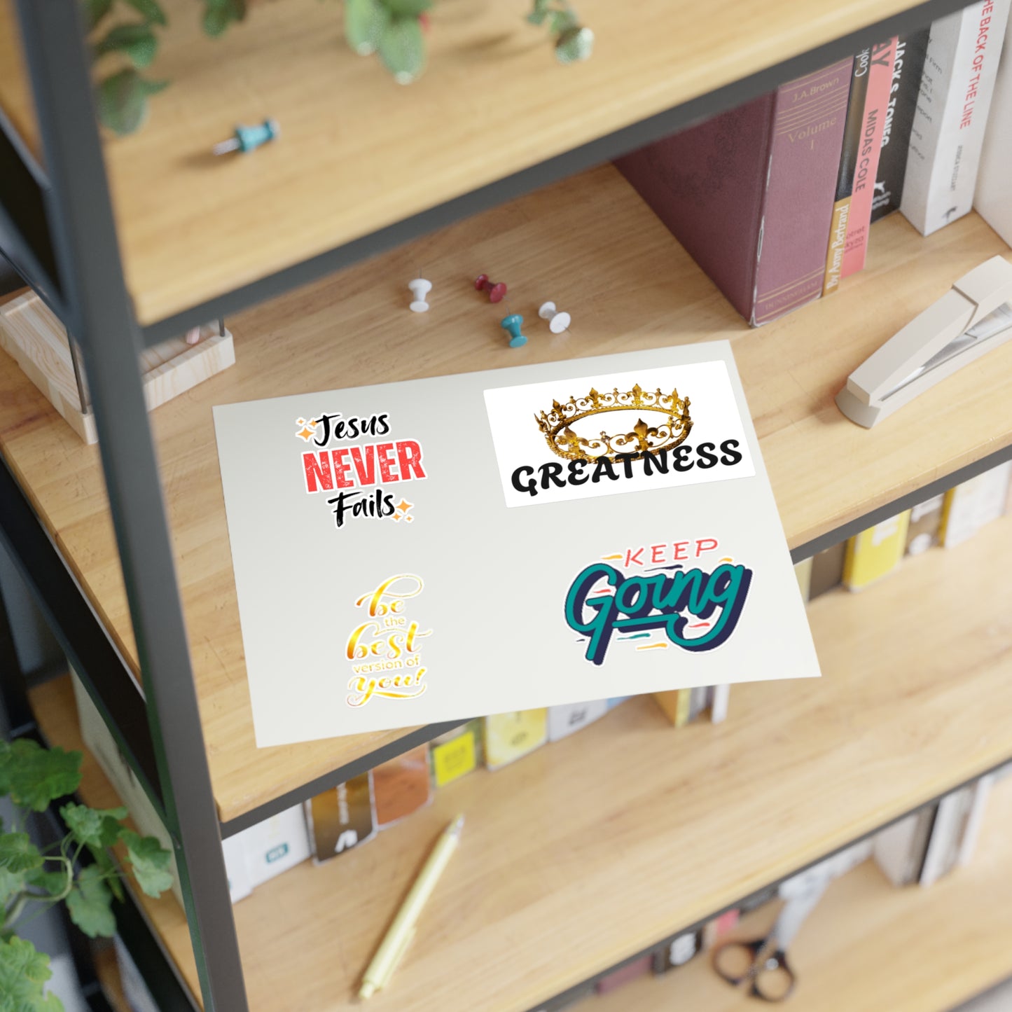 Inspirational Sticker Sheets for Motivation and Encouragement, Self-Improvement Stickers, Positive Affirmation Decor, Gifts for [...]